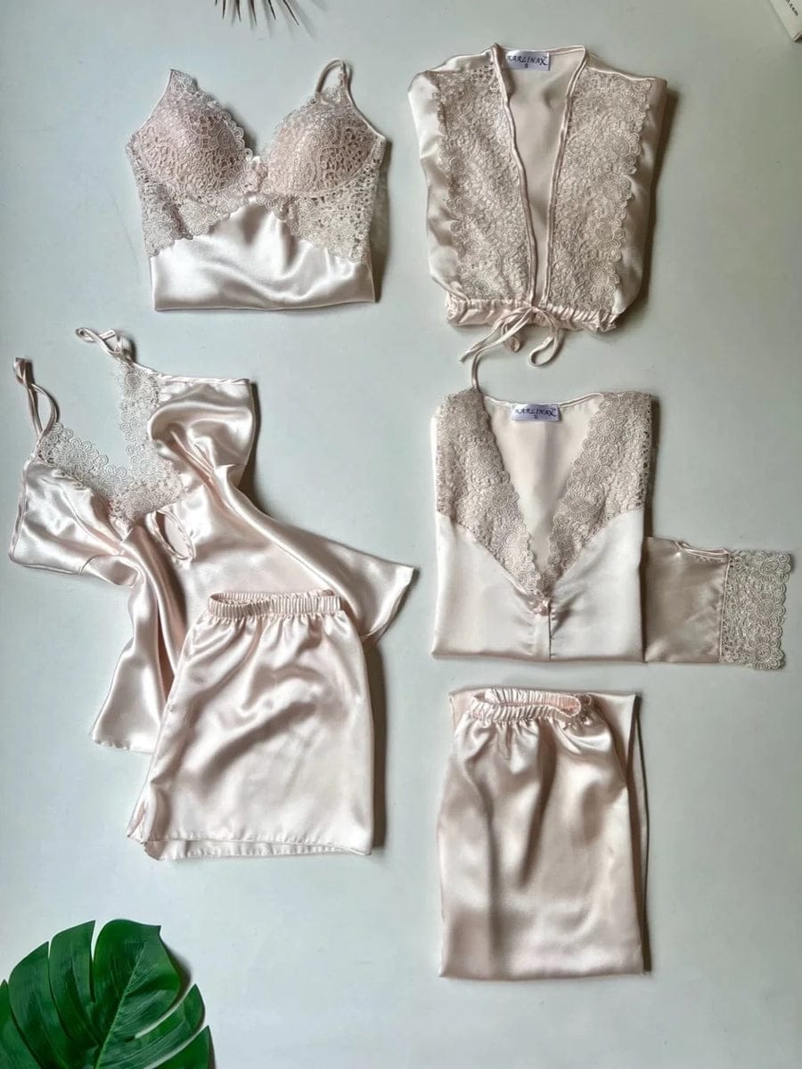 Turkish Nighty 6 Pcs Set
