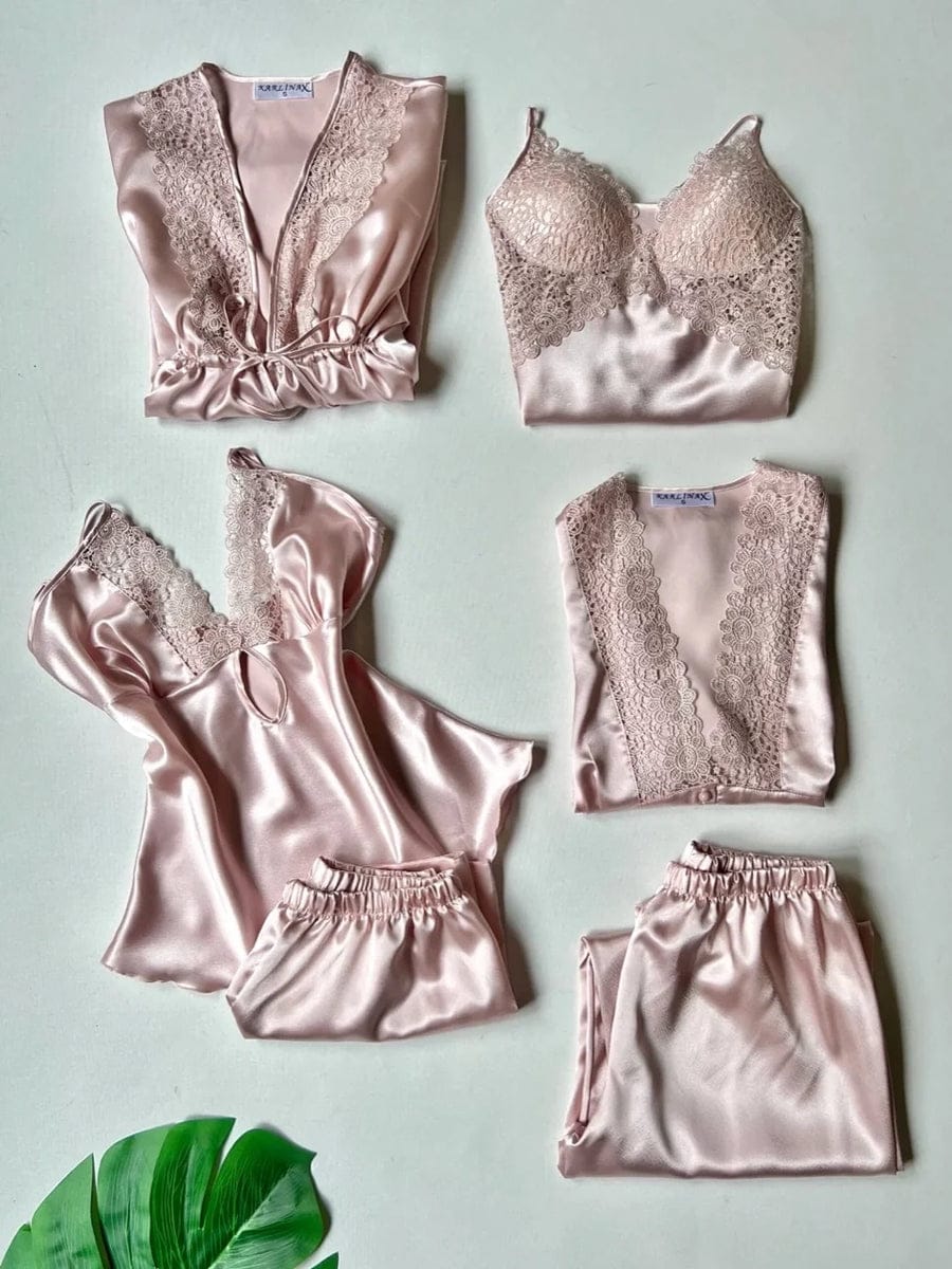 Turkish Nighty 6 Pcs Set