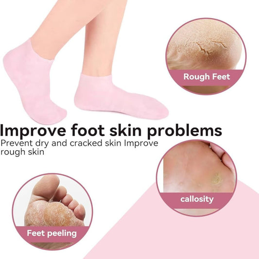 Silicone Gel Moisturizing Socks Pair