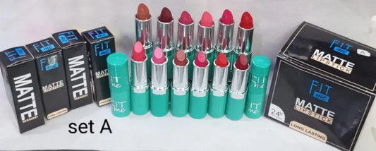 Fit Me Matte Lipstick 12 Lipstick Pack