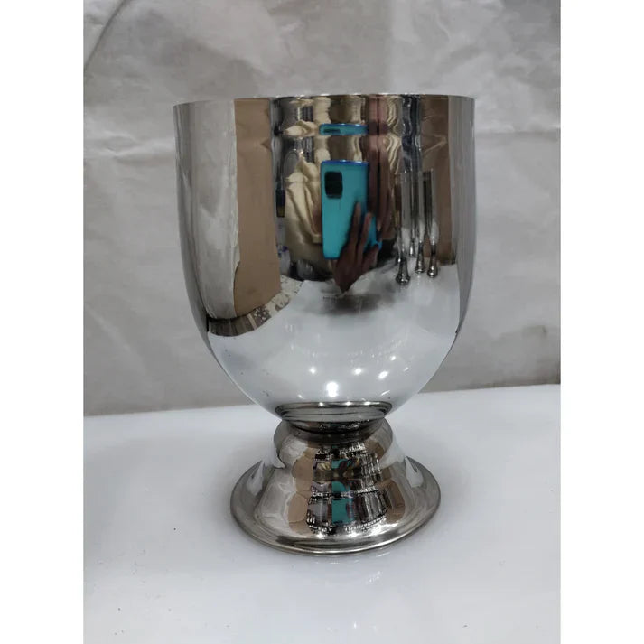 Box of 6 Beautiful Stainless Steel Glass