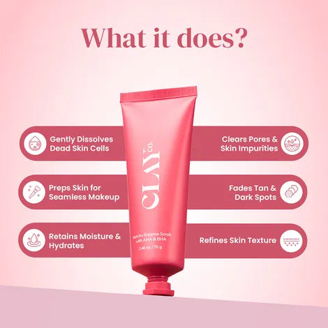 Matcha Enzyme Scrub with AHA & BHA