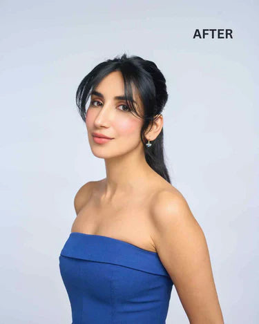 Clip-in Hairline With Curtain Bangs